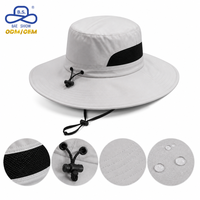 Chapeaux Boonie en nylon respirant à large bord avec cordon coupe-vent réglable pour la randonnée en extérieur – Vente en gros