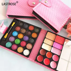 Wholesale Travel Eyeshadow Palette 32 Colorful Low Moq Eyeshadow Palettes Private Label Makeup Pressed Glitter Eyeshadow Palette