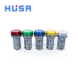 Husa LED Power chỉ số đèn LAY6F-22DS chung thí điểm đèn 12V/24V/220V màu đỏ màu xanh lá cây màu vàng màu xanh nhựa chỉ số tín hiệu đèn - Product Image 1