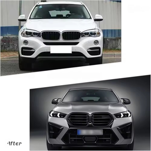 2015-2024 + X6 Facelift phụ tùng ô tô điều chỉnh X6 M NHÌN thiết lập phía trước phía sau Bumper F16 F96 phong cách xe cơ thể Kit phía trước Lip Fender nâng cấp - Product Image 2