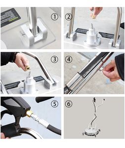 منظف أسطح مسطحة صناعي بضغط مائي 4500 رطل لكل بوصة مربعة، 20 بوصة، من الفولاذ المقاوم للصدأ - Product Image 5