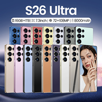 Oferta Especial: Smartphone S26 Ultra 5G, Pantalla de 7.3 Pulgadas Full HD, Deca Core, 16GB+1TB, 108MP, Batería de Larga Duración, Desbloqueo Facial, CDMA, Venta al Por Mayor