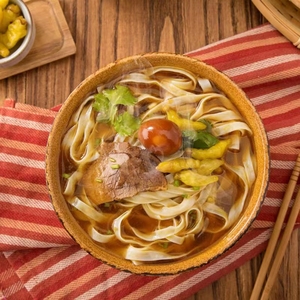 Pho au goût de bœuf mariné Jingu, 5 sachets de nouilles de riz au bouillon de bœuf non frit, boîte entière, <span class=keywords><strong>farine</strong></span> de rivière - Product Image 3