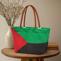 Sac fourre-tout élégant pour femme, à porter à la main ou en bandoulière, avec imprimé artistique décoratif sur le thème de la Martinique, sac à main portable décontracté pour les voyages