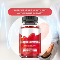 Gomitas de Coenzima Q10 de Marca Privada HDK OEM ODM para la Salud del Corazón, Producción de Energía, Antioxidante, Veganas, Sin Azúcar, 60 Unidades
