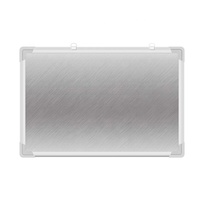Petit tableau blanc effaçable à sec mural standard avec cadre en aluminium pour la maison, le bureau et l'école