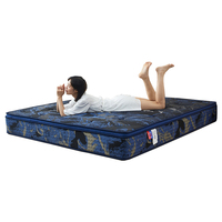 Vente en gros de tapis de lit queen size confortable rouleau dans une boîte chambre à coucher dortoir gel mousse à mémoire de forme matelas de massage hybride en latex
