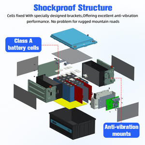 Batería de Litio de Alto Rendimiento para Camiones, Paquete de Baterías de Iones de Litio con Bluetooth, 25.6v 320ah Lifepo4 - Product Image 2