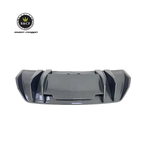 Diffuseur arrière en fibre de carbone style Vor, diffuseur de pare-chocs arrière en fibre de carbone agressif pour <span class=keywords><strong>Audi</strong></span> R8 V10 17-19 - Product Image 1