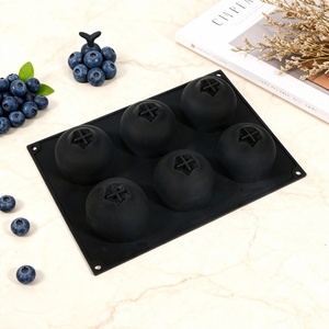 DIY Blueberry Cake Silicone Mold, Blueberry Scented Candle Silicone Mold, Plaster Ornament Silicone Mold, <b>Soap</b> Silicone Mold - Product Image 3