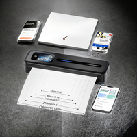 Imprimante thermique sans encre portable Phomemo M832D à écran tactile, imprimante sans fil A4 pour les voyages d'affaires et le bureau