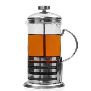 Vente en gros 34oz en acier inoxydable verre presse française cafetière piston à café