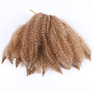 Tresses synthétiques Afro au Crochet Marley, Extensions de cheveux pour femmes noires Kanekalons, tresses crépues torsadées - Product Image 2