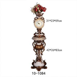 Reloj <span class=keywords><strong>de</strong></span> Pie <span class=keywords><strong>de</strong></span> Resina con Números Romanos para Decoración del Hogar, Venta Directa <span class=keywords><strong>de</strong></span> Fábrica - Product Image 1