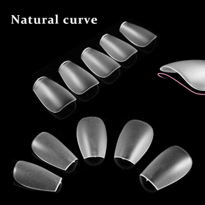Ongles artificiels en gel transparents, courts, longs, forme cercueil, pour manucure complète, extension d'ongles DIY, pour salon et nail art - Product Image 4