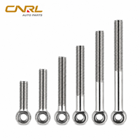 Boulons à œil en acier inoxydable DIN444 304, métriques, fermés, pour levage, M5-M24, résistants à la corrosion, vente en gros OEM, directement de l'usine