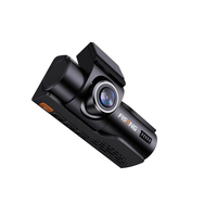 Caméra de tableau de bord pour voitures avec vision avant et arrière 4K+1080P, WIFI, batterie 200 mAh, enregistrement en boucle, surveillance de stationnement 24h/24, vision nocturne, écran 3,2 pouces