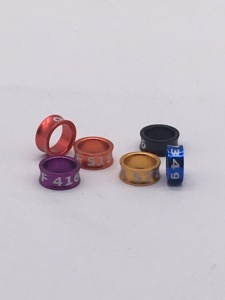 ห่วงขานกอลูมิเนียมปรับแต่งได้-แถบ ID น้ำหนักเบาสำหรับนกคอกแคเทิลและนกเลิฟเบิร์ดสำหรับสัตว์เลี้ยง - Product Image 3