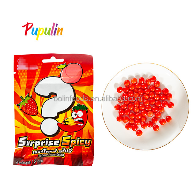 Wholesale Sweet Gummy Candy Factory Direct Sale-Red Hot Chili Fruity Flavored Chewy Confectionery Box Challenging Treat