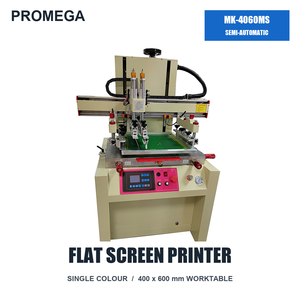 Nueva Máquina de Serigrafía Semiautomática para Textiles, Etiquetas de Plástico, Impresión de Tubos - Monocromática, Área de Impresión de 400x600 mm, 1 Pantalla - Product Image 1