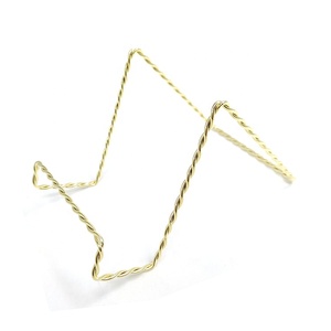 Soporte <span class=keywords><strong>de</strong></span> plato dorado, soporte <span class=keywords><strong>de</strong></span> plato giratorio <span class=keywords><strong>de</strong></span> Metal - Product Image 3