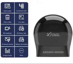 适用于Android/IOS XTOOL ASD60 OBD2扫描仪的全系统诊断免费更新软件主动测试