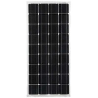 Modules photovoltaïques noirs monocristallins et polycristallins en silicium 100W, efficacité 16,6%, 36 cellules, Zhejiang, batteries de stockage 12V