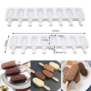 <span class=keywords><strong>Moule</strong></span> à crème glacée en Silicone à 8 trous, <span class=keywords><strong>moule</strong></span> à <span class=keywords><strong>Magnum</strong></span> en Silicone, à faire soi-même, à jus de Fruit, à faire des glaçons - Product Image 3