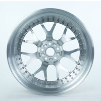 Jantes forgées 26 pouces 5x114.3 à grand rebord finition chrome pour voitures de luxe
