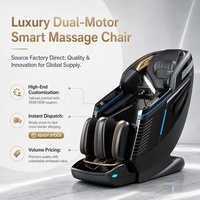 Fauteuil de massage intégral de luxe L39S-Snowfit, inclinable à gravité zéro, pour usage domestique, canapé de massage électrique Shiatsu à double moteur