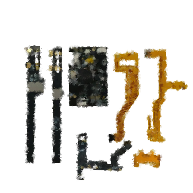 10Pcs RP2040 Chip Module OLED LITE V2 V1 FPC Flex Cable Kit No Frame Cut Ultra-Thin Universal Replacement for Console Repair