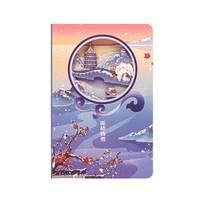 2025 nouveau Style A5 créativité cahier ensembles cadeaux graveur Laser bloc-notes promotionnel avec reliure thermique couverture en papier rigide