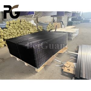 2025 nouveaux panneaux de clôture en treillis soudé de clôture anti-escalade Clearvu 358 avec cadre en fer porte coulissante <span class=keywords><strong>hauteur</strong></span> 1.8m longueur <span class=keywords><strong>2m</strong></span> - Product Image 6