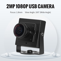3200 F22 1080P 1,8mm 160 grados gran angular 2MP protocolo UVC USB2.0 Plug Play Mini HD Cámara Industrial con reconocimiento facial