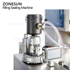เครื่องบรรจุภัณฑ์แบบอัตโนมัติแนวตั้ง ZONESUN ZS-AFS04W สำหรับเม็ดและผง บรรจุในซองสำเร็จรูป พร้อมระบบชั่งน้ำหนักสี่หัว และระบบดูดฝุ่น - Product Image 5