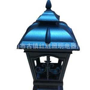 Lámparas de Pilar de Hierro con LED E27, Semi Empotradas, Iluminación Exterior para Villa, Lámpara de Pared - Product Image 5