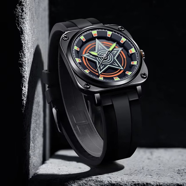 Dom 1765 Fashion Watches Simple Men Business Rotating Dial Men's Soft Silicone Belt Quartz Watch Leisure Male Watch Reloj Hombre