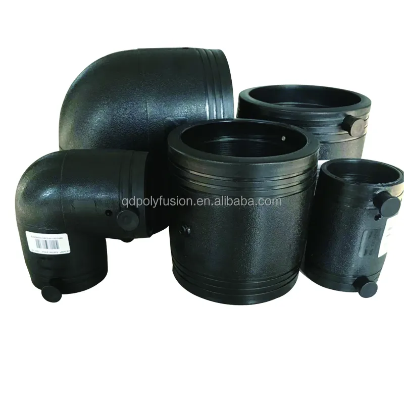 High Quality HDPE Electrofusion 90Elbow Pipe Fittings Electrofusion Pipe Sleeve electrofusion fittings