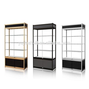 ตู้โชว์กระจกแบบล็อคได้ตู้โชว์กระจกคริสตัลตู้โชว์น้ำหอมดีไซน์ภายในร้านน้ำหอม - Product Image 4