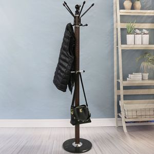 <span class=keywords><strong>Porte</strong></span>-sacs et <span class=keywords><strong>porte</strong></span>-vêtements multifonctionnel à double niveau <span class=keywords><strong>en</strong></span> acier moderne et minimaliste pour la maison et le garage - Product Image 3