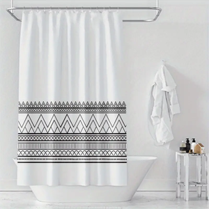 Stampa digitale Boho Design da <span class=keywords><strong>bagno</strong></span> tenda da doccia Design geometrico impermeabile tenda da doccia Set per il <span class=keywords><strong>bagno</strong></span> - Product Image 3
