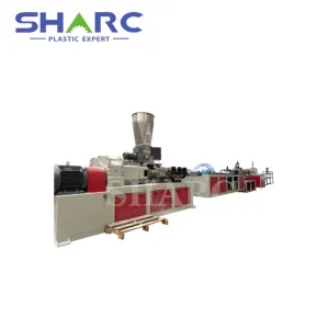 Cheap price PVC WPC louver panel production line fluted panel making machine wall panel Automatic extruder