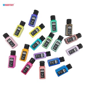 Màu sơn acrylic ánh kim thay đổi bộ sơn acrylic, 18 Màu Tắc Kè Hoa màu sơn acrylic trong chai (60ml/2oz) - Product Image 2