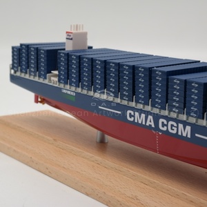 Cma Cgm 17000teu Container Mô Hình Vận Chuyển Tùy Chỉnh Thu Nhỏ Mô Hình Tàu Hàng Hóa Hậu Cần Hiện Nay Đại Dương Làm Bằng Tay Mô Hình Tàu - Product Image 3