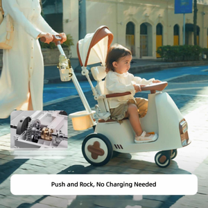 Poussette et transat 2 en 1 pour bébé, poussette pliable légère pour enfant de 1 à 3 ans avec auvent, poussette de voyage portable - Product Image 2