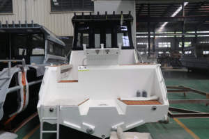 7.5m 25ft 全溶接アルミニウム製 ファミリー レジャー キャビンクルーザー オフショア ラグジュアリー ヨット スポーツ フィッシング ボート - Product Image 3