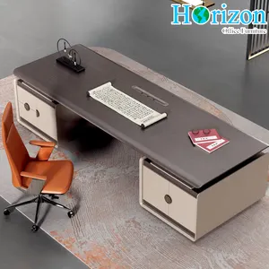 Durable Equipment Modern Executive Office Desk Solid Wood Office Desk