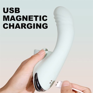 Vibratore impermeabile coniglio Dildo per le <span class=keywords><strong>donne</strong></span> con modalità di vibrazione spinta per l'inserimento senza sforzo, Silicone G Spot vibratore - Product Image 5