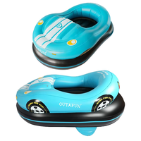 Tapis de flottation aquatique gonflable en PVC avec ceinture de natation épaissie pour adulte, booster électrique, capacité 120 kg pour jeux aquatiques flottants