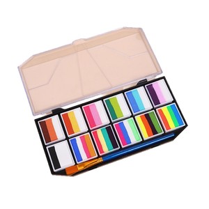 Nueva Pintura Facial y Corporal para Niños, 12 Colores Arcoíris, Lavable, en Crema - Product Image 1